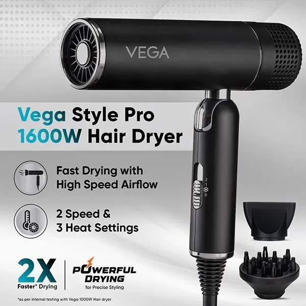 Swift & Sleek Hair Dryer: Fast, Effortless Styling | Ideal for All Hair Types