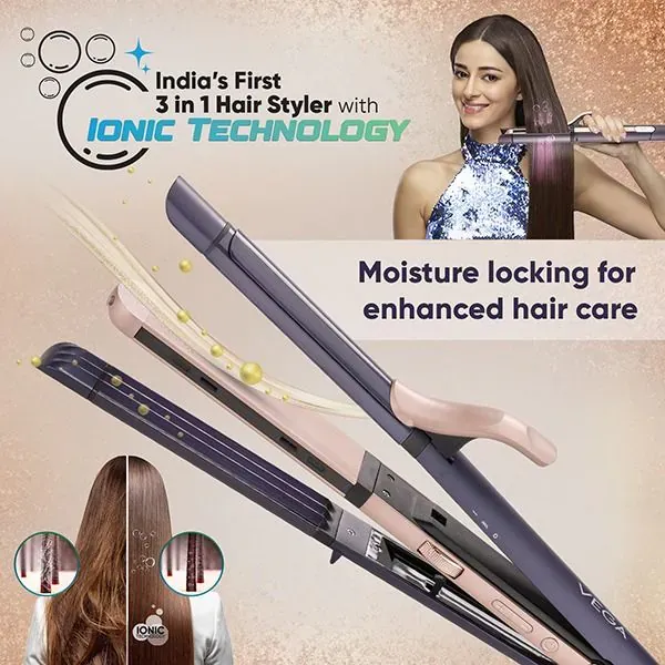 VersaStyle 3-in-1 Unisex Hair Styler | Versatile & Efficient